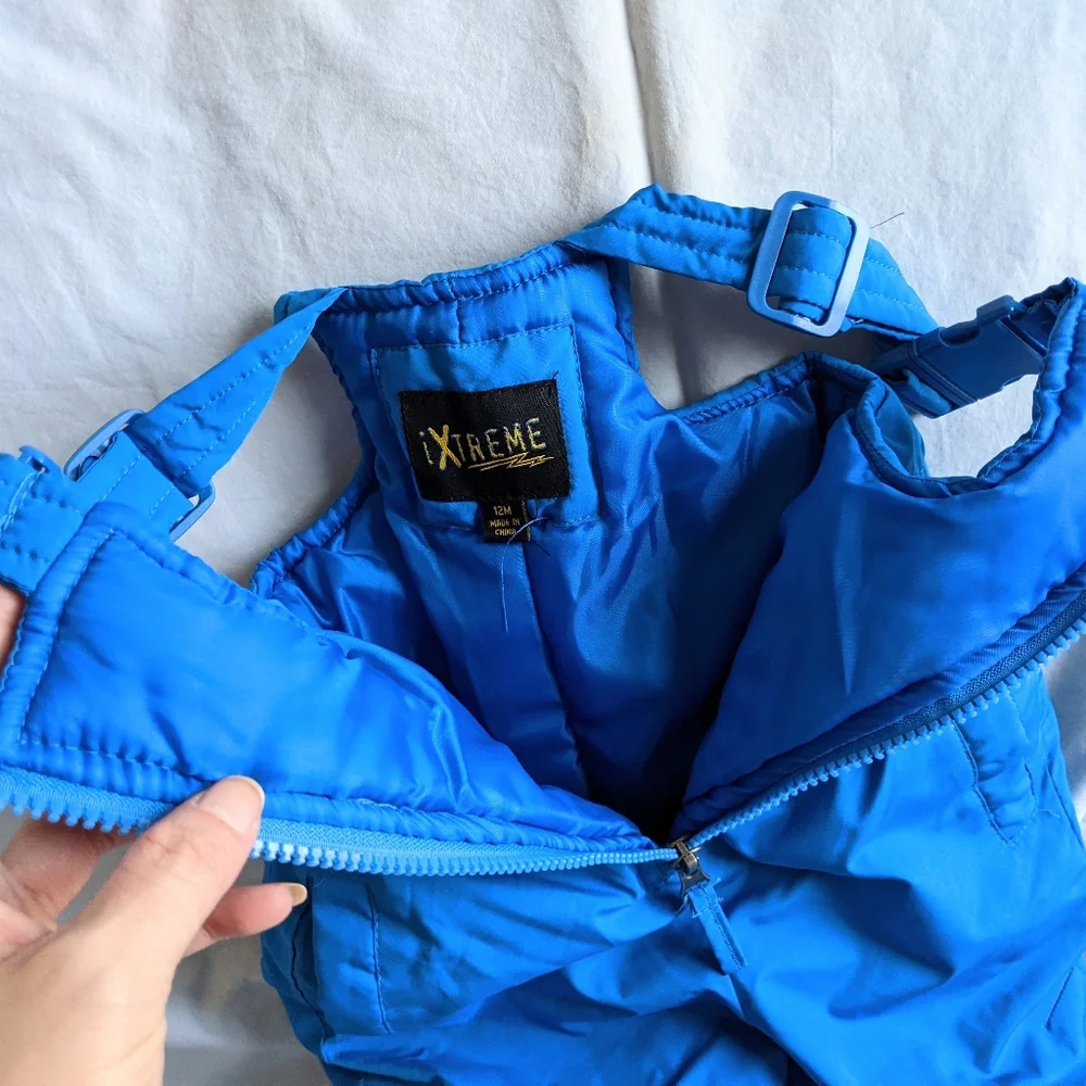 Like new Xtreme snow bibs size 12 months